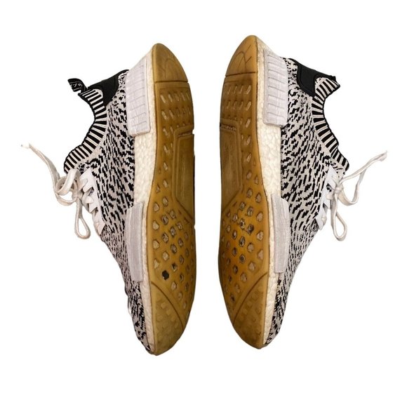 Adidas NMD R1 PK Primeknit Sashiko Zebra Black White Size US 12 Sneakers‎ - Picture 9 of 12